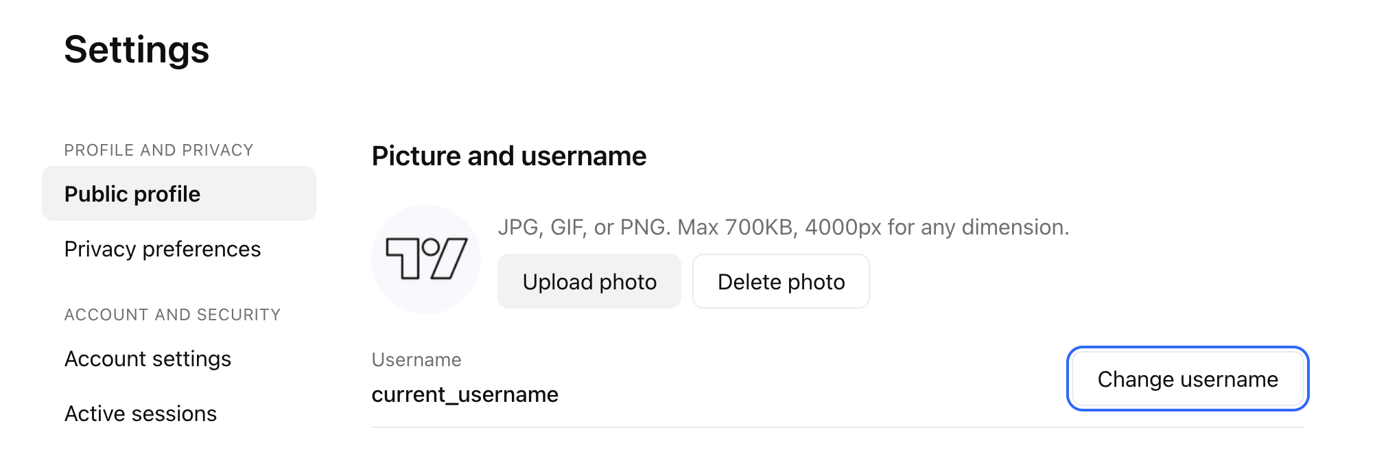 TradingView username help